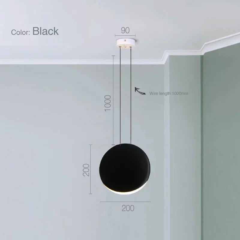 Axyaa Scandinavian Chandelier Pendant Lamp for Dining Room Coffee Shop Bar Kitchen Island