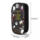 Axyaa Nightmare Before Christmas Pencil Case: Large Storage Bag for Students & Office