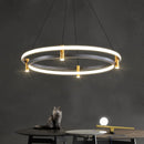 Axya Nordic Ring LED Ceiling Chandelier Kitchen Island Pendant Lights
