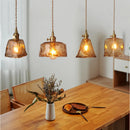 Axyaa Glass Pendant Lights: Retro LED Hanging Lamps for Home Decoration
