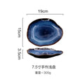 Axyaa Ceramic Irregular Flat Plate Dinnerware - Wholesale Kitchen Dish