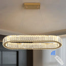 Axyaa Modern Crystal Ceiling Chandeliers, Changeable Lighting Fixture for Living Room, Bedroom, Restaurant or Home Décor