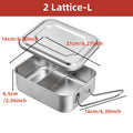 Axyaa Stainless Steel Lunch Box - Large Capacity Food Storage Container