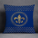 Axyaa Mysterious Pattern Flower Cushion Cover for Home Decor