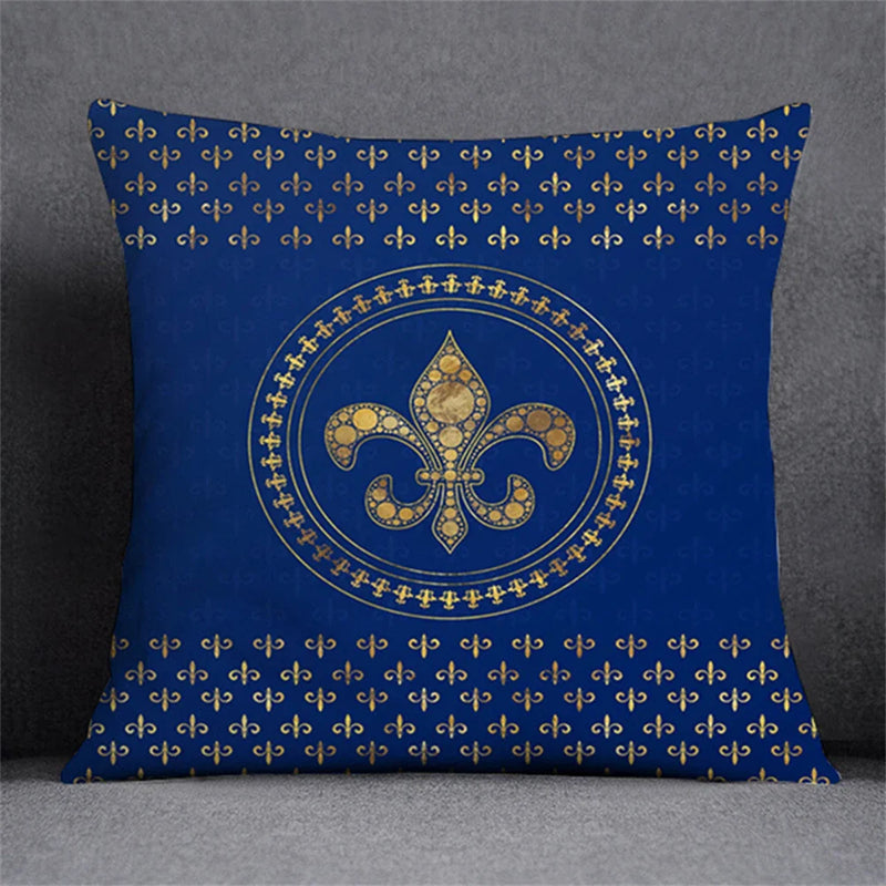 Axyaa Mysterious Pattern Flower Cushion Cover for Home Decor
