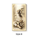 Axyaa Crystal Porcelain Dimming Mural Light for Living Room Wall Decoration