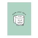 Axyaa Bathroom Yoga Funny Wall Canvas Art for Minimalist Home Decor