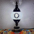 Axyaa Turkish Mosaic Table Lamp: Handcrafted Vintage Art Deco Bedside Light