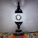 Axyaa Turkish Mosaic Table Lamp: Handcrafted Vintage Art Deco Bedside Light