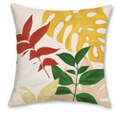 Tropical Leaf Patterns Decorative Pillow Covers by Axyaa - For Sofa, Bedroom, Car
