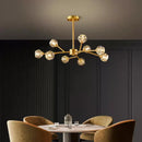 Axyaa Crystal Chandelier: Modern Luxury Pendant Lights for Home Decor