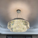 Luxury Crystal Chandelier by Axyaa: Elegant Pendant Light for Home Living Room