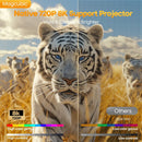 Axyaa HY300Max Android 14 Portable Projector, 400ANSI, Full 8K HD, WiFi 6, Home Outdoor Cinema