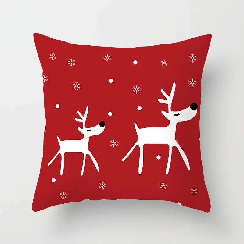 Axyaa Santa Claus Polyester Throw Pillow Case 45X45CM