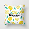 Lemon Pattern Summer Cushion Cover Throw Pillow for Sofa Decoration by Axyaa