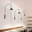 Axyaa Fishing Glass Wall Lamp, Minimalist Design for Dining & Living Room Décor