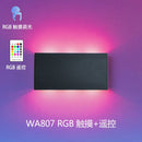 Axyaa LED Touch Wall Lamp Colorful Remote Control Night Light 6W