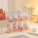 Axyaa Acrylic Mystery Box Doll Display Case for Action Figures & Blind Box Toys