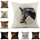 Axyaa Pentium Horse Pillowcase for Modern Home Decor and Car Sofa Pillow