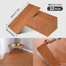 Axyaa Wood Grain Self-Adhesive Floor Strips: Peelable & Sticky for Living Room, Bedroom