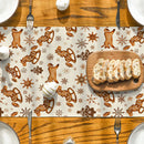 Axyaa Christmas Tree Table Runner - Rustic Dining & Party Decor