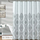 Axyaa Waterproof Shower Curtain - Polyester Bathroom Door Curtain with Thickened Cloth
