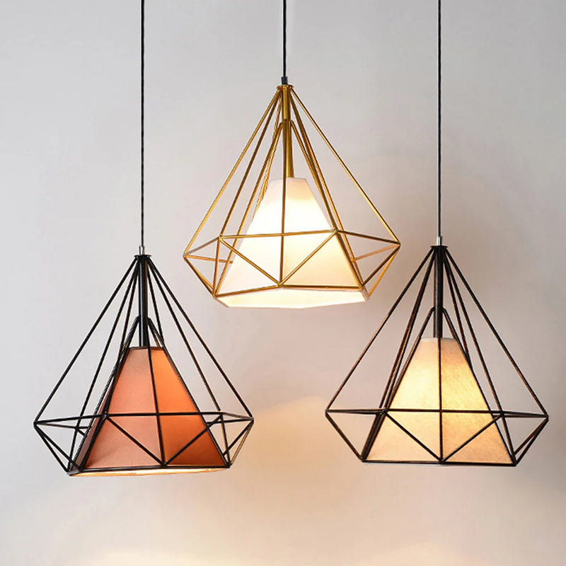 Axyaa Retro Loft Industrial Pendant Light Chandelier for Home Living Room Decor