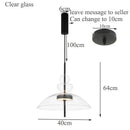 Axyaa Nordic Glass Chandelier: Modern Lighting for Dining Tables, Kitchen, Bars & Indoor Spaces
