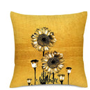 Axyaa Sunflowers & Lanterns Cushion Covers - Suitable for Sofa, Bedroom, Car