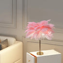 Luxury Ostrich Feather Floor Lamp by Axyaa: Modern LED Lighting for Home Decor