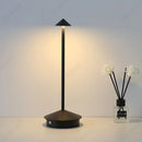 Axyaa Rechargeable Touch LED Table Lamp for Dining Hotel Bar Bedroom Decor