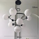 Axyaa Modern LED Pendant Light Fixtures for Living and Dining Room Chandeliers