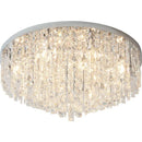 Axyaa E14 Crystal Ceiling Lamp Gold/Chrome Luxury Kitchen Island Lighting
