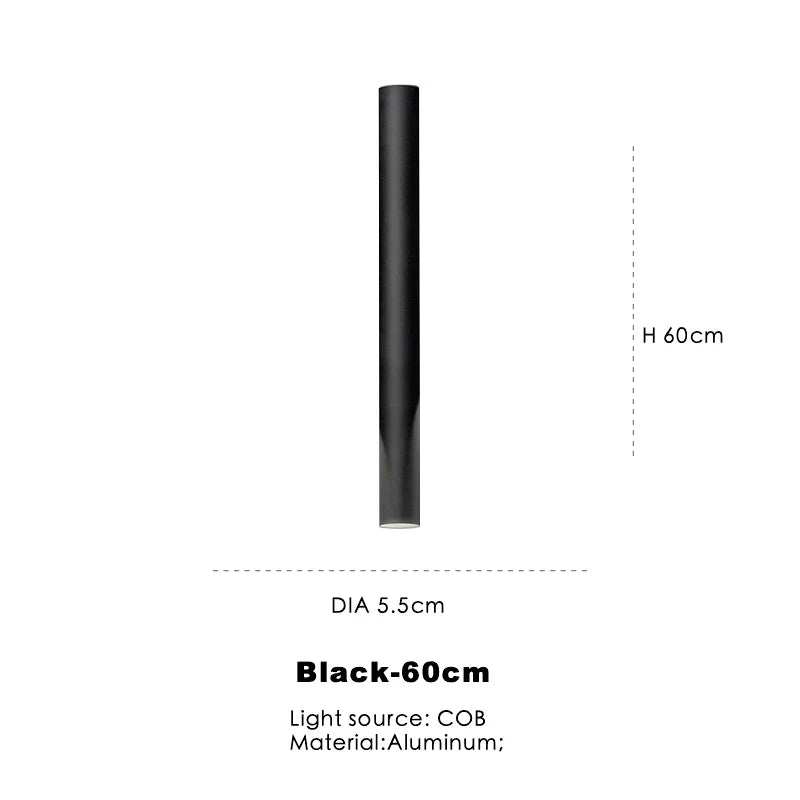 Axyaa Nordic Pendant Lights: Adjustable Length, White/Black, Home Dining Room Lighting