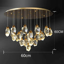 Axyaa Luxury Crystal Chandelier for Living Room, Dining, and Bedroom