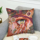 Axyaa Anime Art Pillowcase Cushion Cover 45*45 for Sofa Decor