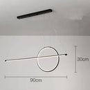 Axyaa Hanging LED Light for Kitchen, Bedroom, Living Room - Modern Nordic Design