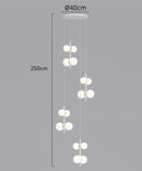Axyaa Modern Dining Room Pendant Light LED Chandelier Ceiling Lamp Interior Lighting