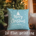 Axyaa Christmas & Winter Gnome Deer Pillows Pattern Cushion Cover for Sofa Bedroom Car