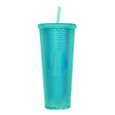 Axyaa Double Layered Straw Cup: Diamond Radiant Water, Coffee, Drinks, Mugs