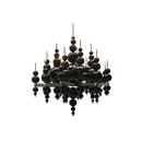 Axyaa Luxury Metal Chandelier Pendant Lamp, Modern Art Deco Ceiling Light Fixture