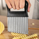 Axyaa Stainless Steel Potato Cutter for Wave French Fries & Vegetables