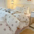 Axyaa Queen Bedding Set - Reactive Printed Polyester Duvet Cover, Bed Sheet & Pillowcase