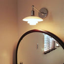 Axyaa LED Glass Wall Lamp - Nordic Design Bedroom Lighting - Replaceable Bulb