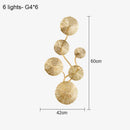 Axyaa Lotus Leaf Wall Lamp: Nordic Modern Minimalist Bedroom Living Room Study Lighting