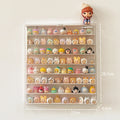 Axyaa Mini Dolls Storage Box Cute Anime Figure Display Rack