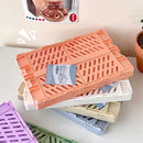 Axyaa Ins Folding Storage Rack Box | Portable Organizer for Desktop, Food, Toys & Stationery