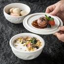 Axyaa Ceramic Planet Bowl Set for Breakfast, Dessert, and Soup - Restaurant Quality