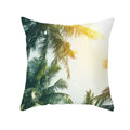 Axyaa Summer Beach Vacation Blue Pillow Case - Seaside Hotel Sofa Decoration