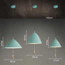 Axyaa Macaron Pendant Light: Modern Hanging Ceiling Lamp for Dining Room & Bedroom